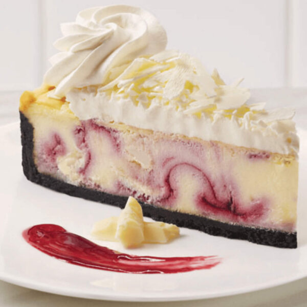 The Cheesecake Factory Bakery,  White Chocolate Raspberry Cheesecake