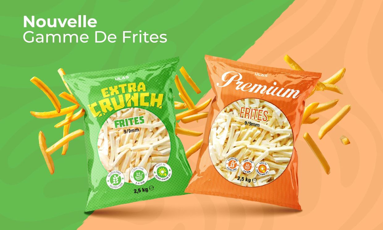 Des Frites de Qualité : ULAS Premium et ULAS Extra Crunch Arrivent sur le Marché